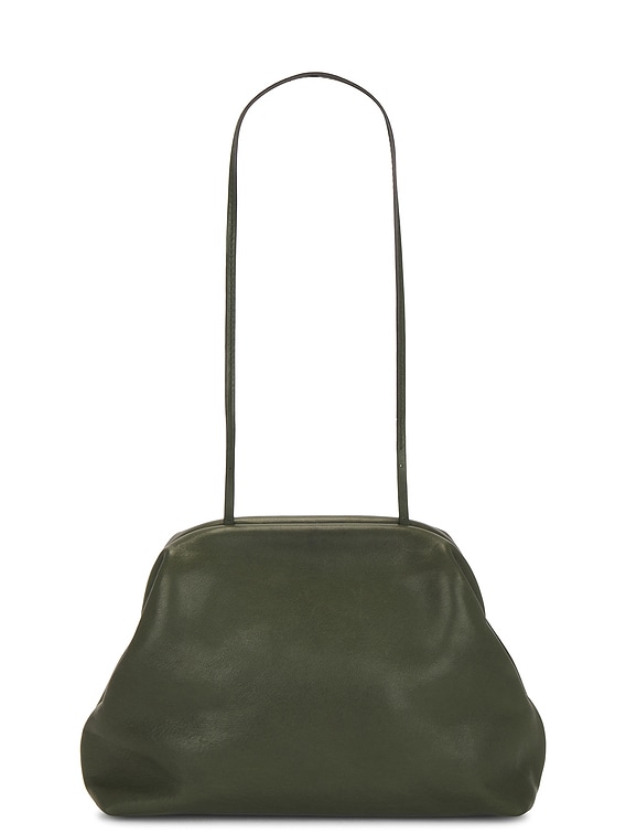 The Row Mira Clutch in Moss ANS | FWRD