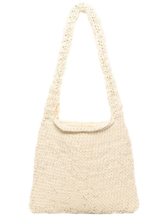 ■Rest & Recreation■ COTTON SHOULDER BAG IVORY RR251AC013I Medium N/S Park Tote Bag White in Leather – The Row