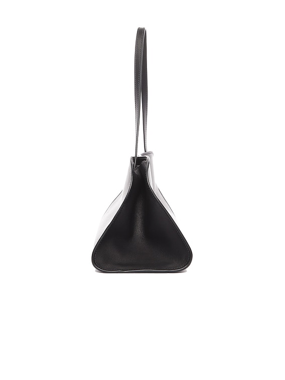 THE ROW ザロウ PEGGY CLUTCH 黒 493900円 Peggy Clutch Black in Leather – The Row