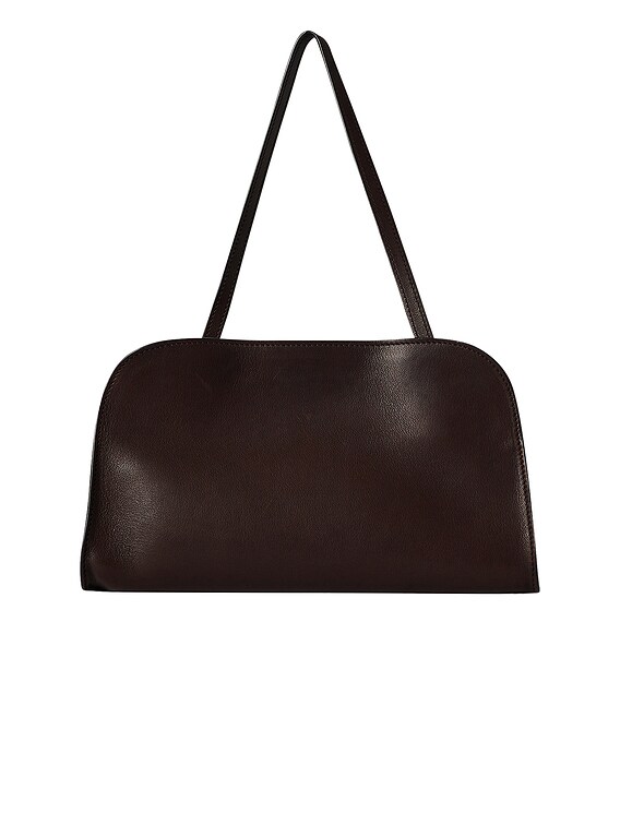 The Row Peggy Clutch Bag in Chestnut ANS | FWRD