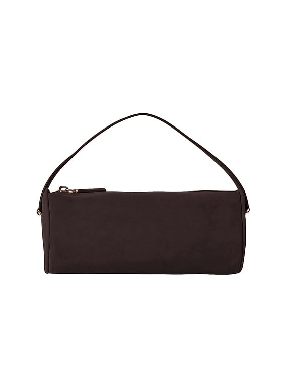 ★NEW【THE ROW】90'sレザートップハンドルバッグ Dark Aniline The Row Round 90's Bag in Dark Aniline ANS | FWRD