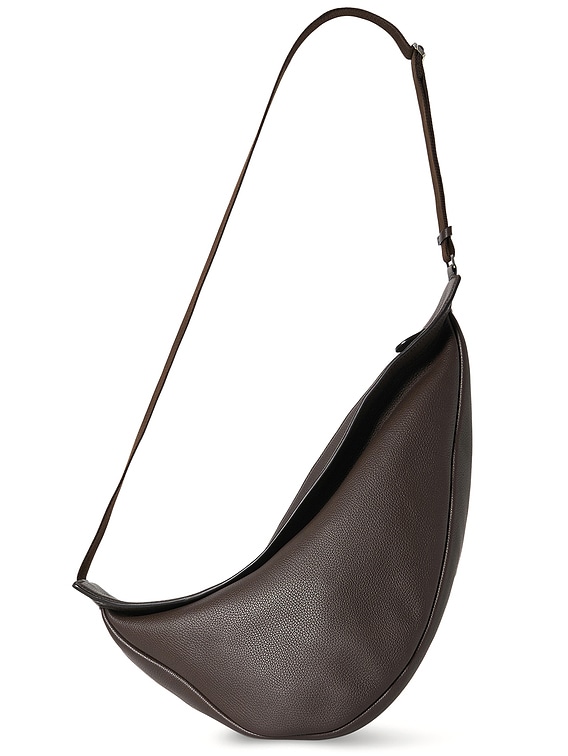 The Row Large Slouchy Banana Bag in Brunette ANS | FWRD