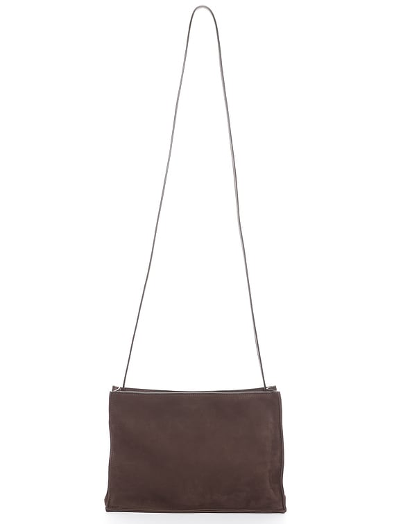 The Row Large To Go Crossbody Bag in Dark Aniline ANS | FWRD