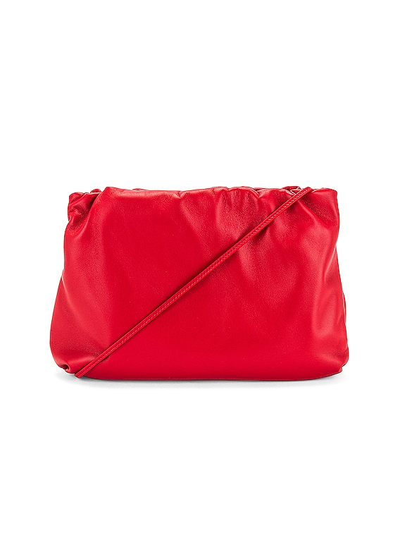 The Row Large Bourse Clutch in Lipstick FWRD