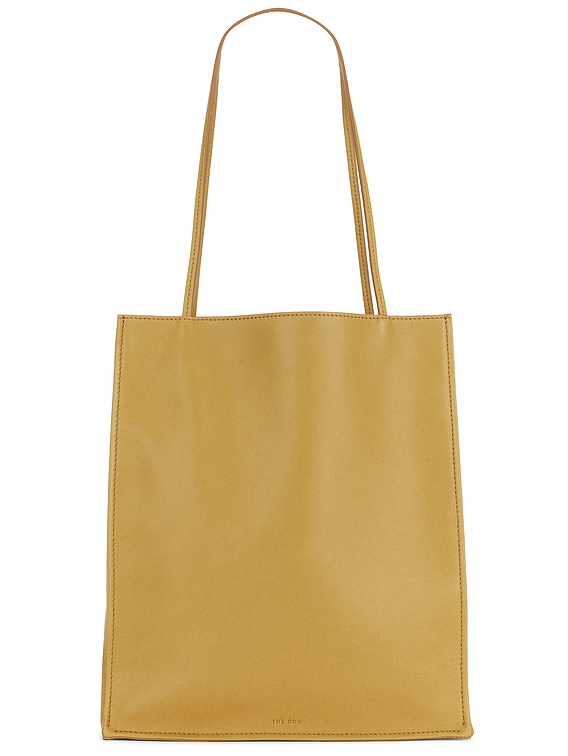 THE ROW レザー To Go Tote Bag ラージ The Row Large To Go Tote Bag in Black ANS | FWRD