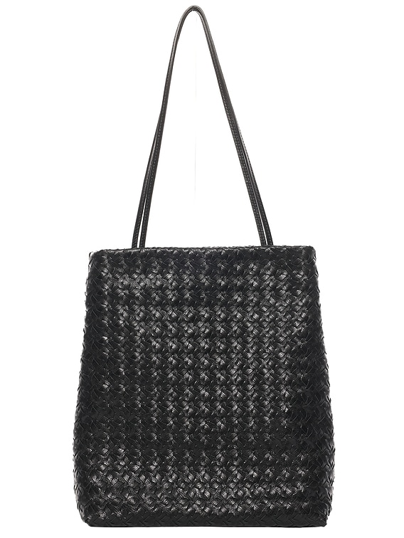 ◆VALLUAT◆ Ruming bagBlack 6-81 The Row Lilou Woven Bag in Black | FWRD