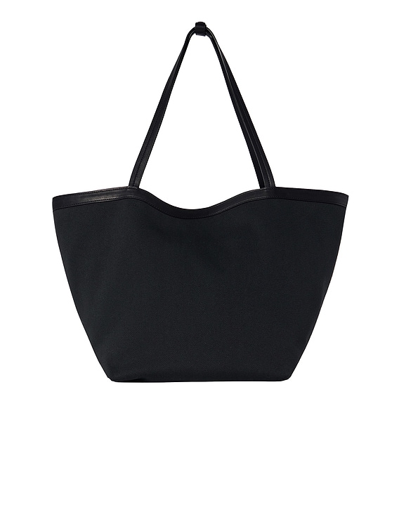 The Row Park Tote Three Canvas in Black, Black, & Blue ANS | FWRD