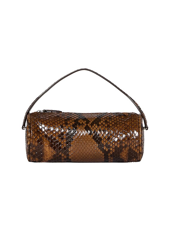 THE ROW ザロウ　90’s bag IVORY PLD The Row Round 90's in Dark Brown ANS | FWRD