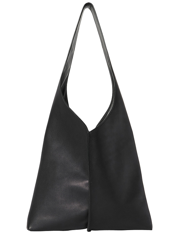 THE ROW ブラック スモール Bindle トートバッグ The Row - Small Black Leather Bindle Bag | Mitchell Stores