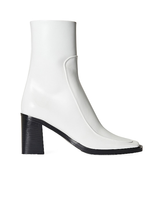 The Row Patch Leather Boots in Bianco | FWRD