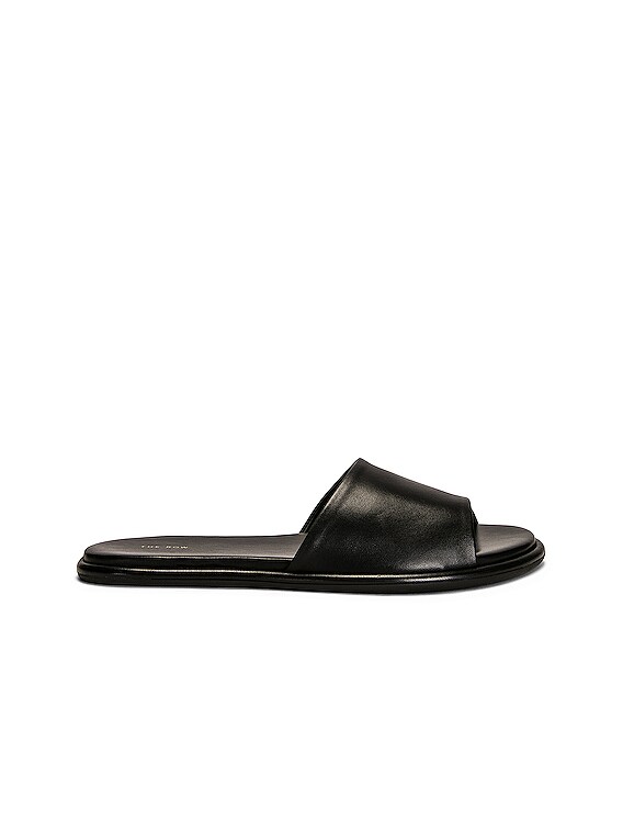 The Row Canal Slippers in Black | FWRD