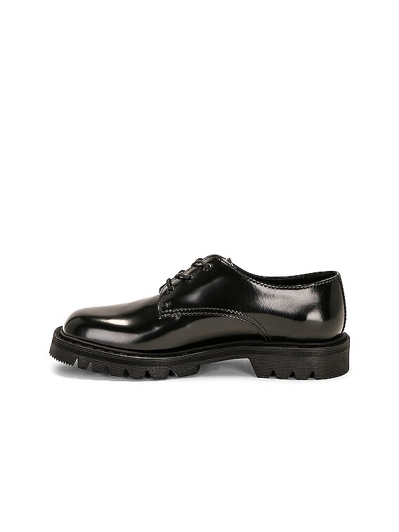 The Row black Leather Ranger Derby Shoes, Harrods UK in 2023