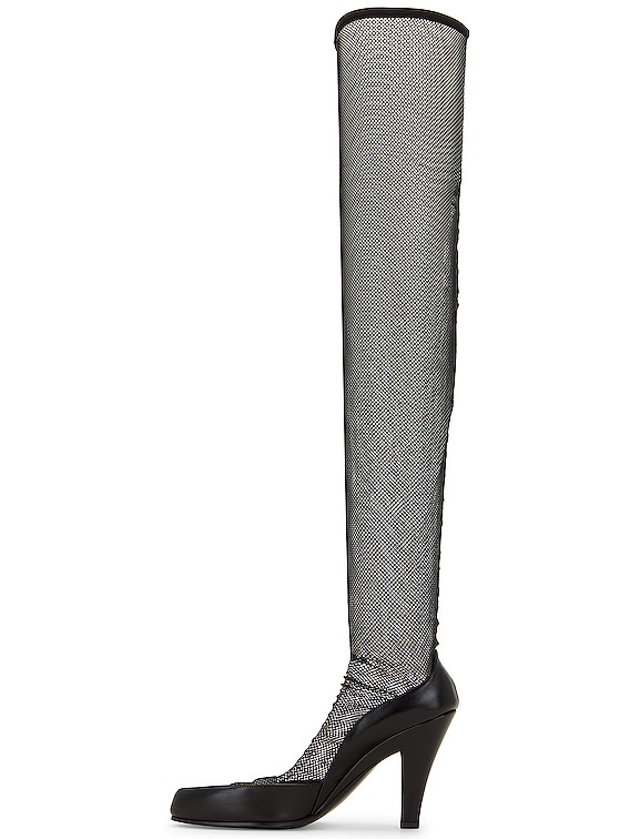 The Row Sock Pump in Black & Black | FWRD