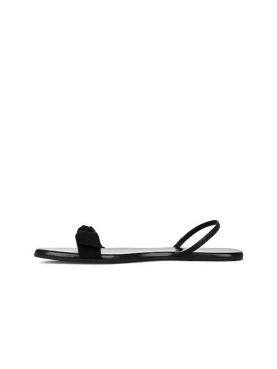 The Row Bow Sandal in Black | FWRD The Row Bow Sandal in Black | FWRD