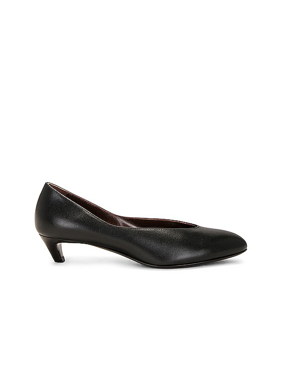 The Row Almond Pump in Black | FWRD