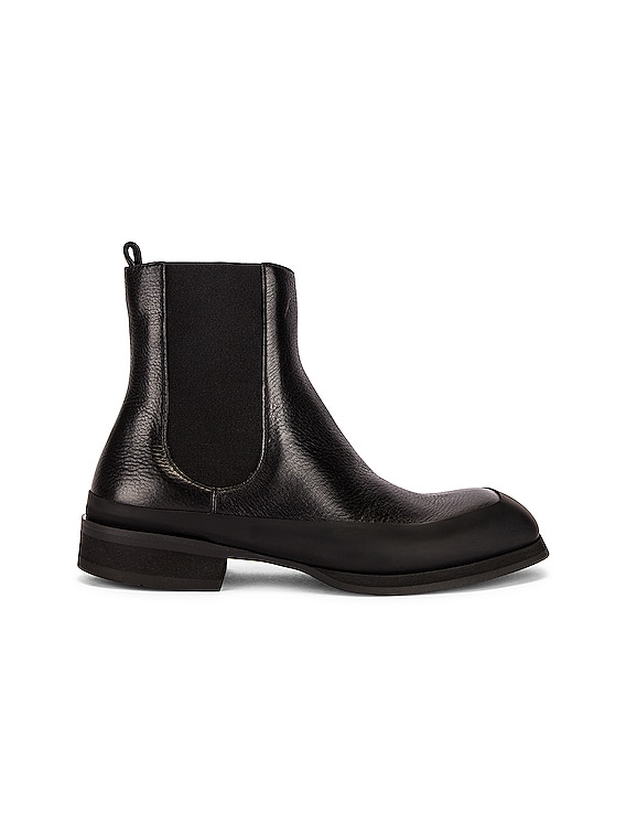 The Row Garden Leather Boots in Black | FWRD