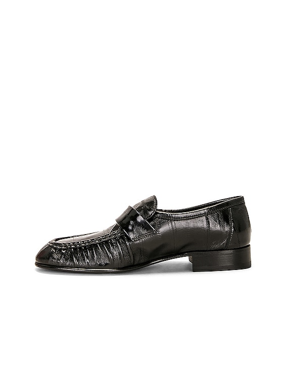 The Row Soft Loafer in Black | FWRD