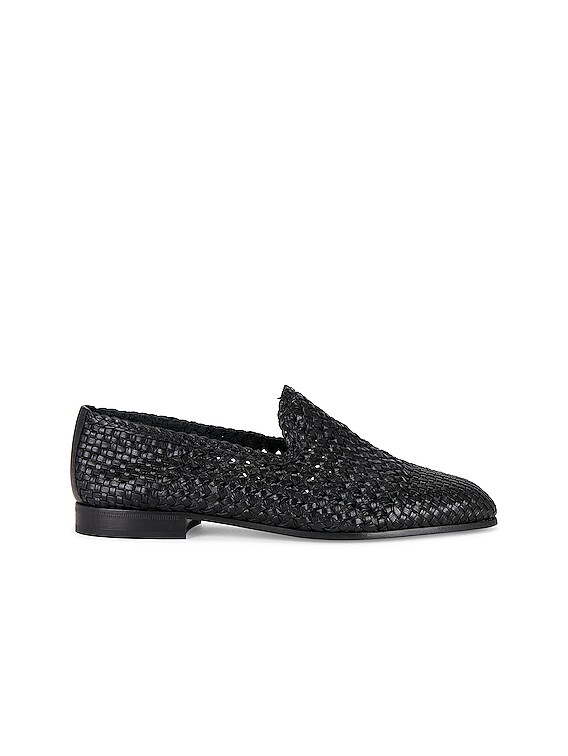 The Row Davis Loafer in Black | FWRD