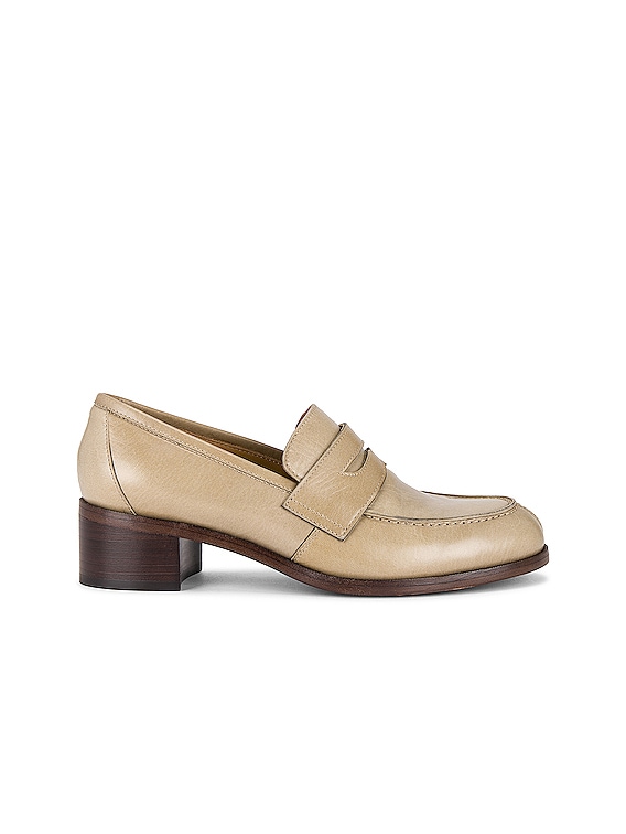 The Row Vera Loafer in BARK | FWRD