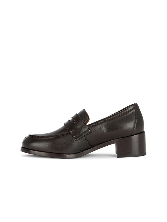 Melt the lady square loafer Black 靴
