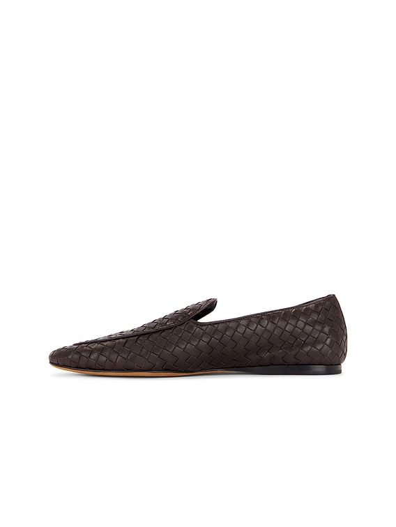 THE ROW HEREDITAS ローファー Black Hereditas textured-leather loafers | THE ROW | NET-A