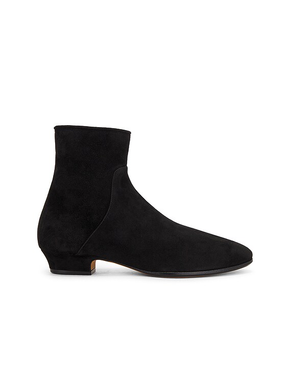 The Row Awar Ankle Boot in Black | FWRD The Row Awar Ankle Boot in Black | FWRD