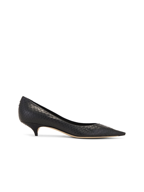 The Row Liisa Python Pump in Black | FWRD