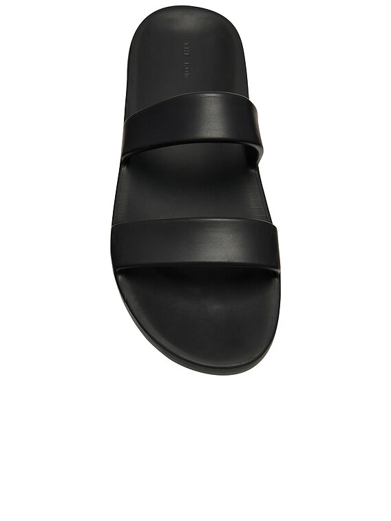 THE ROW◆Black Rubber Foam Slippers サンダル 限定SALE♪ Foam rubber sandals in black - The Row | Mytheresa