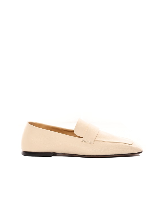 The Row Square Loafer in Toile | FWRD