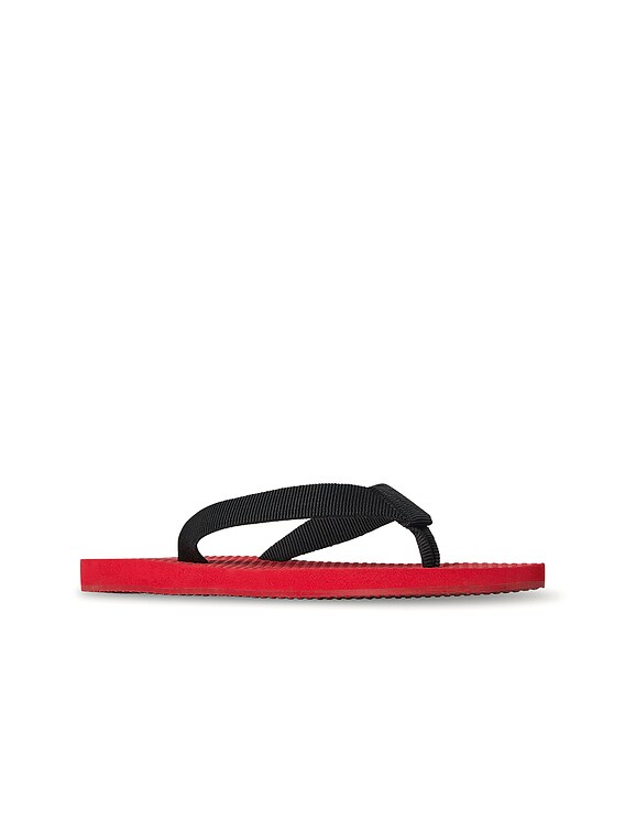 The Row Dune Classic Sandal in Scarlet | FWRD
