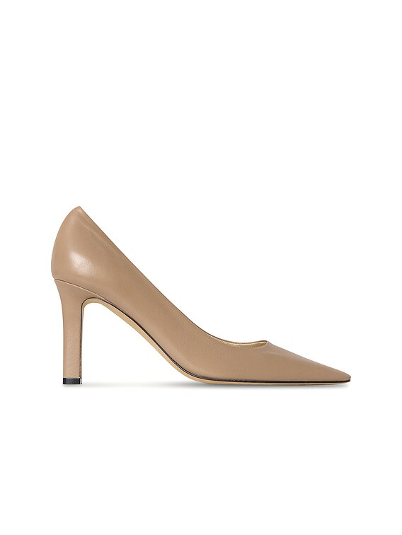 The Row Carla Pump 80 in Beige Grey | FWRD The Row Carla Pump 80 in Beige Grey | FWRD