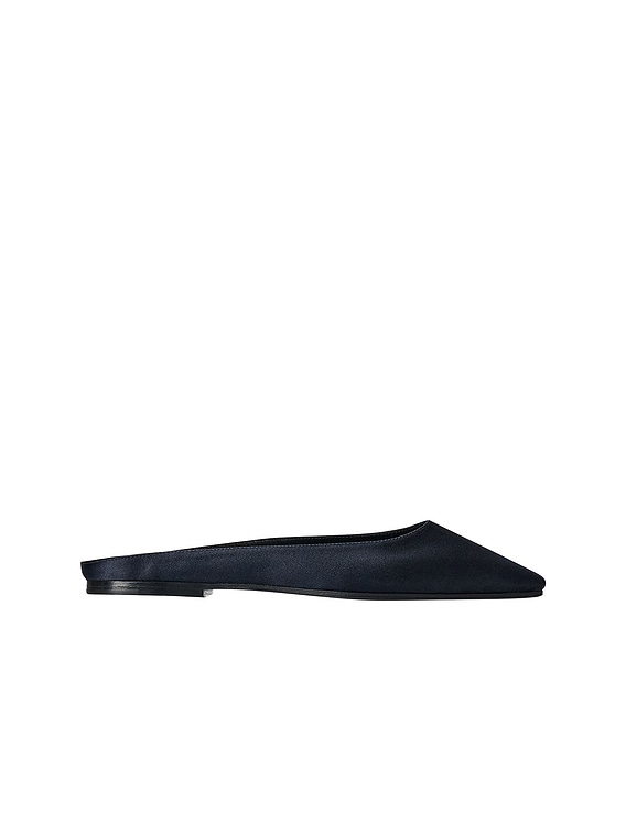 The Row June Mule in Navy | FWRD