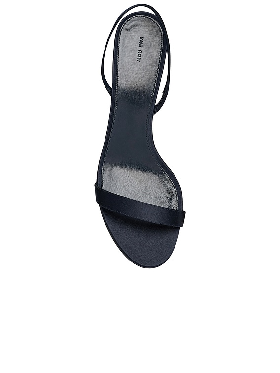 The Row Ella Kitten Slingback Sandal in Navy | FWRD