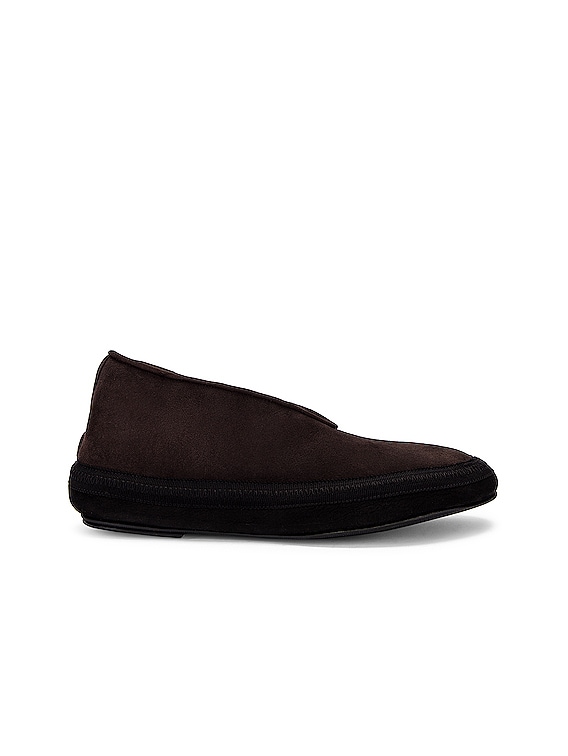 The row shearling discount slippers