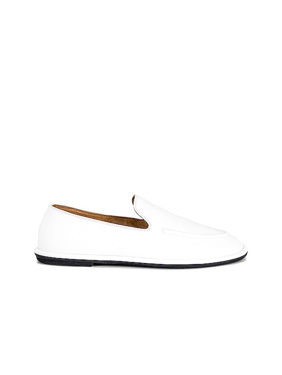 The Row Canal Loafers in Milk | FWRD