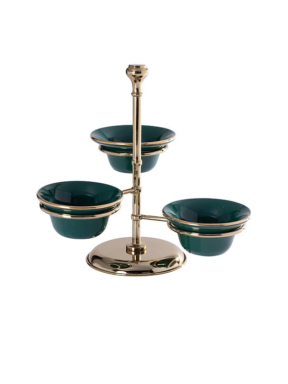 Monte Napoleone 3-tier Condiment Bowl Set