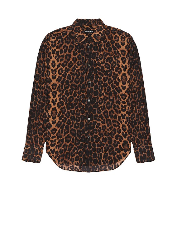 Tom ford discount leopard print shirt