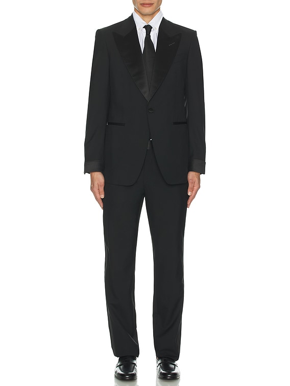 TOM FORD 　ピンホールドレスシャツ　トムフォード vol.11「トム フォード、ベスト7」WHITE SHIRTS｜ホワイトシャツ