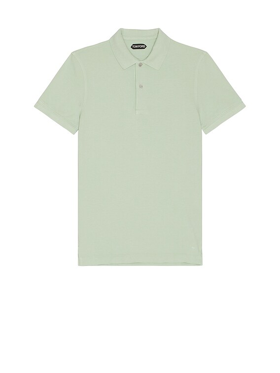 TOM FORD Tennis Piquet Polo in Pale Mint | FWRD