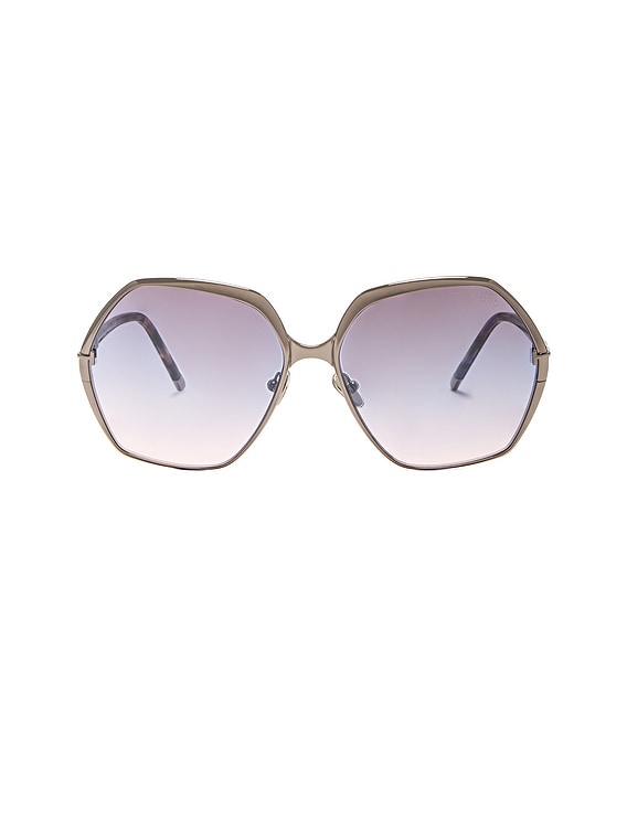 Tom ford hexagonal store sunglasses