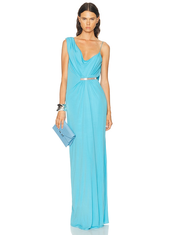 Crepe Jersey Evening Dress