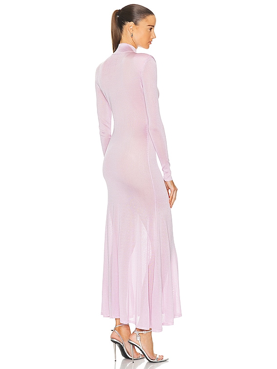 ワンピース TOM FORD SLINKY DRESS TOM FORD Slinky Turtleneck Dress in Crocus Petal | FWRD