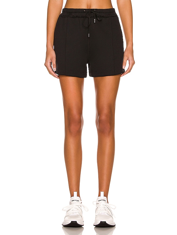 TOM FORD Loopback Fleece Jogging Short in Black | FWRD