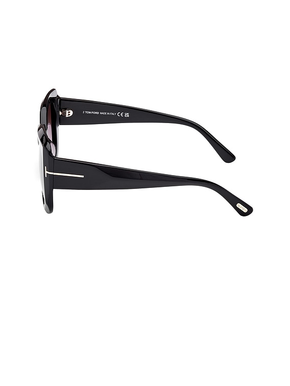 サングラス TOM FORD Woman Sunglasses Black CARLA-02 TF1220 01B CARLA SUNGLASSES | Tom Ford Fashion