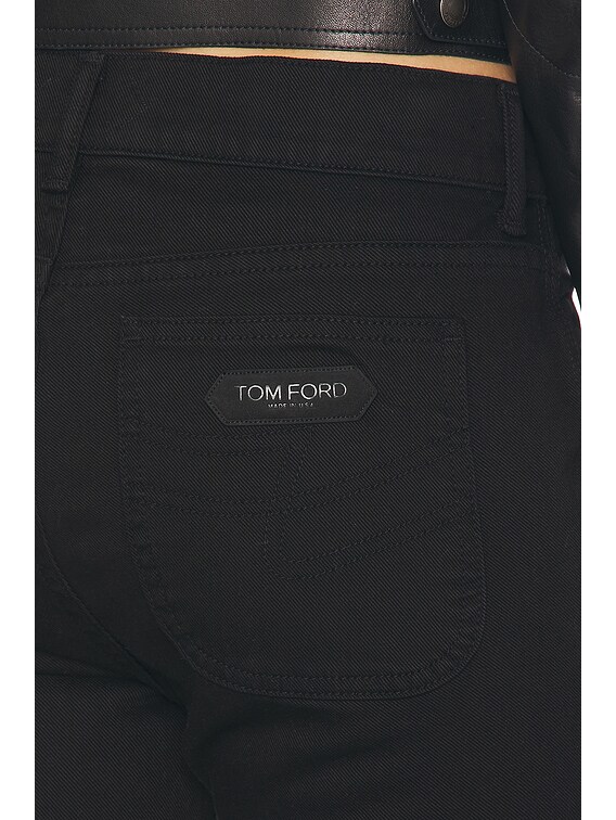 TOM FORD Denim Flare Jeans in Black | FWRD