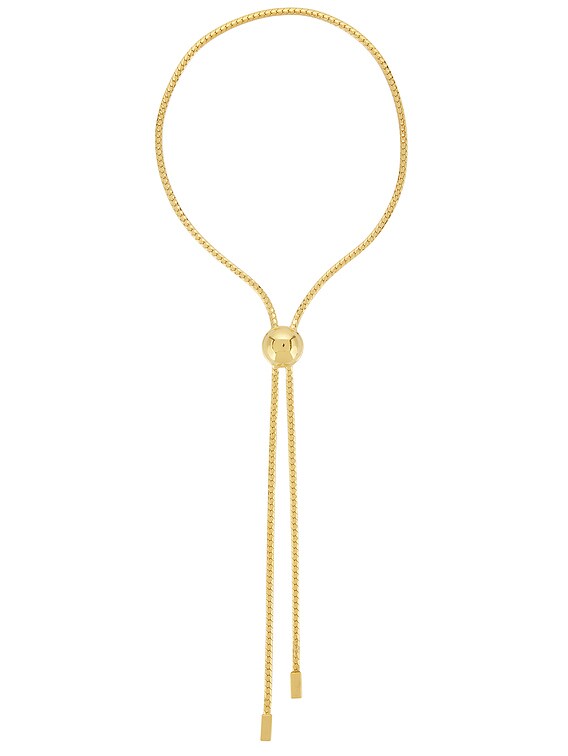 Brass Lariat Necklace