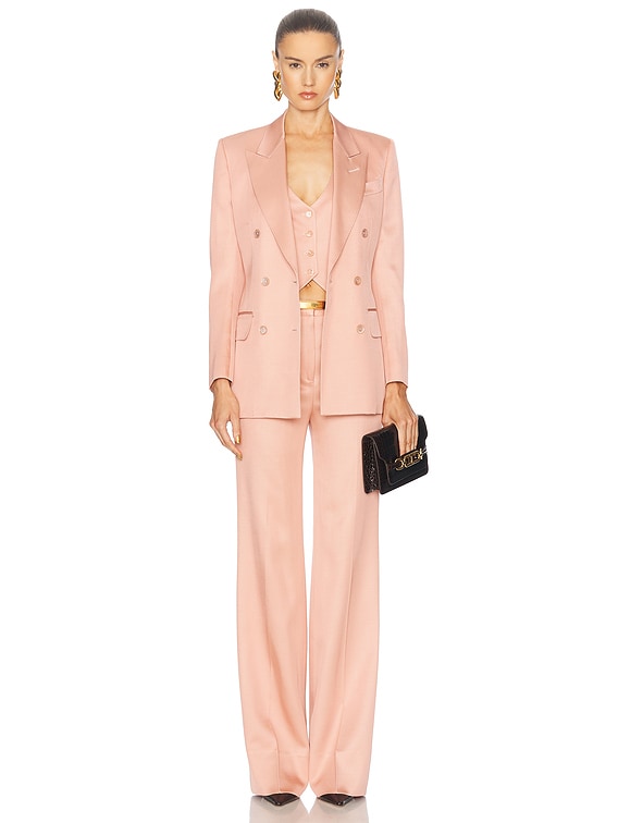 TOM FORD Double Breasted Jacket in Blush Rose | FWRD