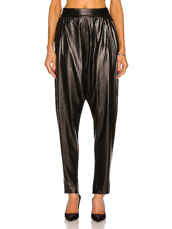 TOM FORD Glossy Harem Pant in Black | FWRD