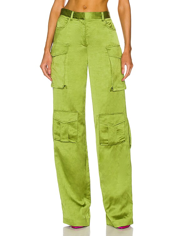 TOM FORD Lustrous Cargo Pant in Pear Green | FWRD