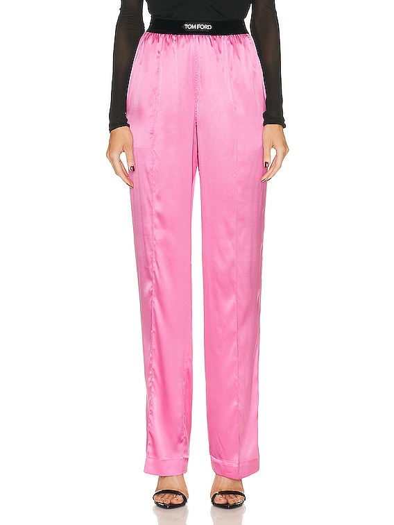TOM FORD Satin Pant in Rose Bloom | FWRD